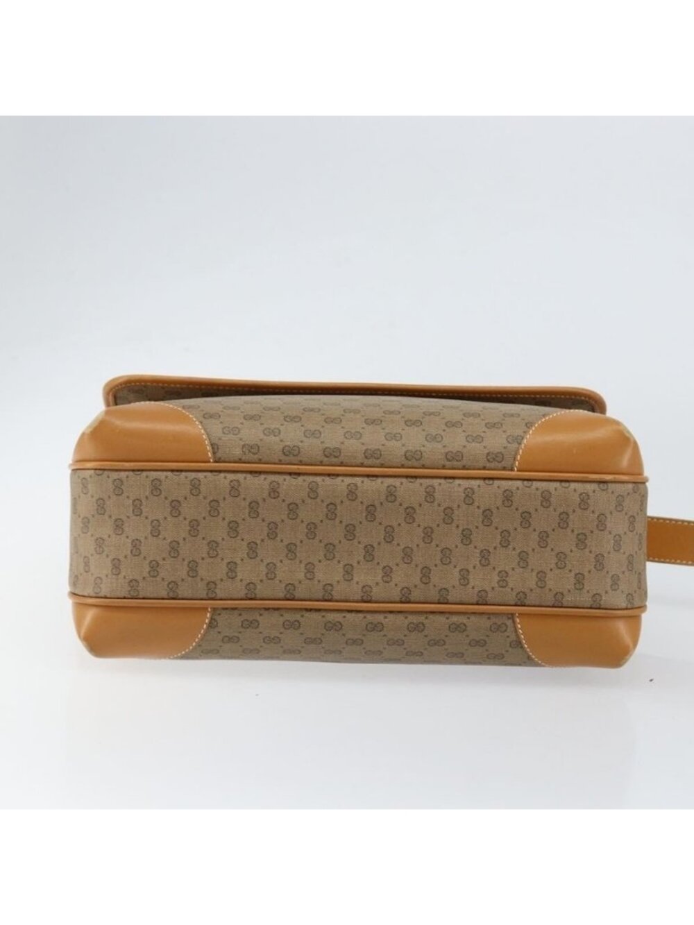 Authentic GUCCI Micro GG Supreme Shoulder Bag PVC Gold Beige 001 116 0924 - Picture 16 of 16